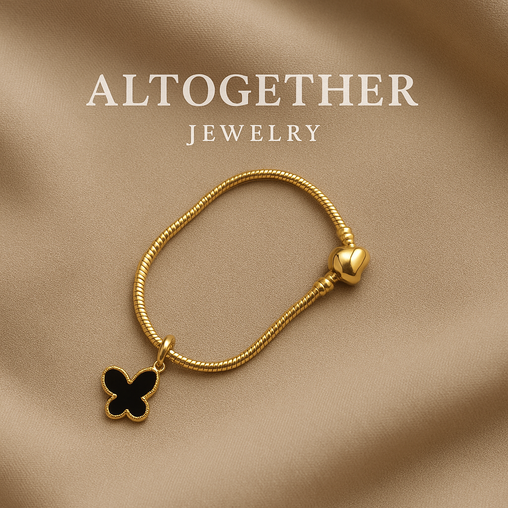 BRAZALETE BUTTERFLY BLACK