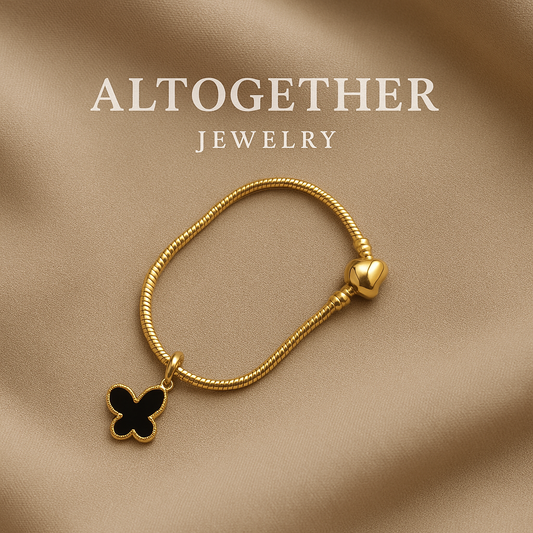 BRAZALETE BUTTERFLY BLACK